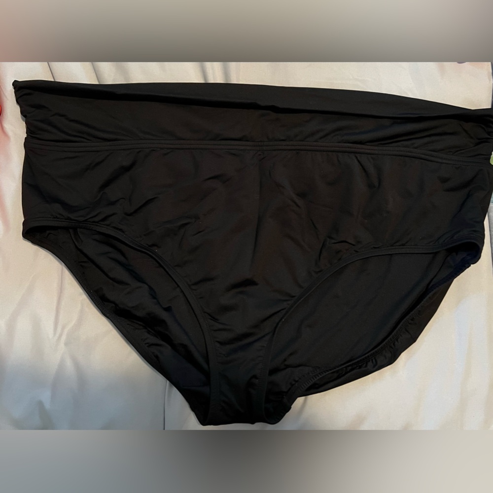 Lands End Black Bikini Bottoms